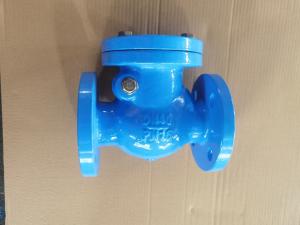 China Customized 3 inch Swing Cast Iron Check Valve For Water Pump JIS B2043 factory