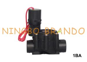 China Plastic Irrigation Water Solenoid Valve 3/4'' 1'' 12VDC 24VDC 24VAC factory