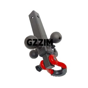 Forged Steel Tri Ball Mount Receiver With Tow Hook Shackle and Pin for Heavy