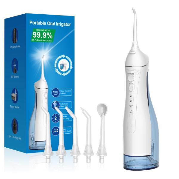Oral Care Cleaner Water Flosser High Pressure Dental Faucet Irrigator Tap with 4