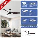 Reading Room 64.4w ABS Ceiling Fan Dc Inverter Silent Design