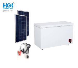 China CCC Solar Power Freezer Power Saving DC 12V 10.6 Cu Ft 300 Liters factory
