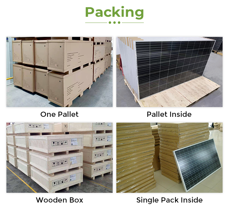18V 24V Black Mono Crystalline Solar Cell Thin Film PV Panels 150W 160W 170W 180W