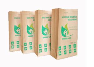 China Eco Friendly Pinch Bottom Paper Bags Polypropylene Kraft Paper Bags High Tensile Strength factory