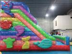 Commercial Inflatable Slide Colorful Candy Inflatable Dry Slides Outdoor