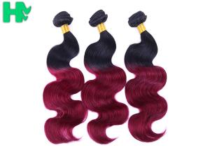 China Ombre Color Human Hair Natural Human Hair Weave Bundles 8A Body Wave factory