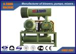 60-100KPA Roots Rotary Lobe Blower , Pneumatic Low Noise Aeration Air Blower