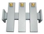 Crossguide Directional Coupler - 2 WG Ports And 1 Coax Port