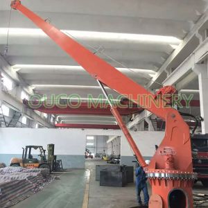 China Marine Deck 3T Fixed Boom 9m CCS Hydraulic Jib Crane on sale