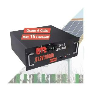 China Rack Mounted Type LiFePo4 Battery 51.2V 200Ah Rechargeable Battery Pack IP55 factory