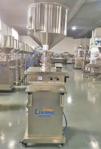 China ISO Semi Automatic Cream Lotion Filling Machine Rustproof Stainless Steel factory