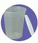 DISPOSABLE PLASTIC SOUP CUP, FOOD GRADE MATERIAL, GOOD QUALITY,