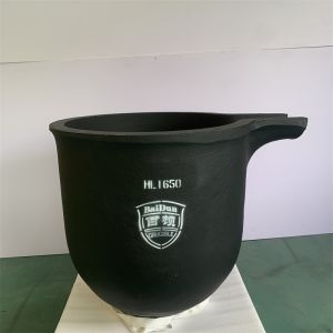 China Electromagnetic Induction Furnace Crucible With Pouring Nozzle on sale
