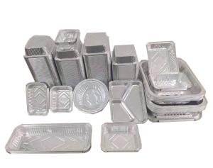 China Customized Aluminum Foil Lunch Box 195d 900ml 195*145*55mm factory