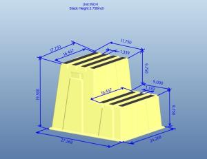 China XLS Plastic Heavy Duty Safety Two Step Step Stool factory