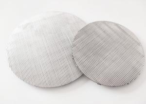 China SS304 0.25mm Slot Precision 50 Micron Stainless Steel Mesh Round Shape factory