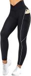 Women Reflective Workout Leggings Tights 20% Lycra Butt Lift Leggings