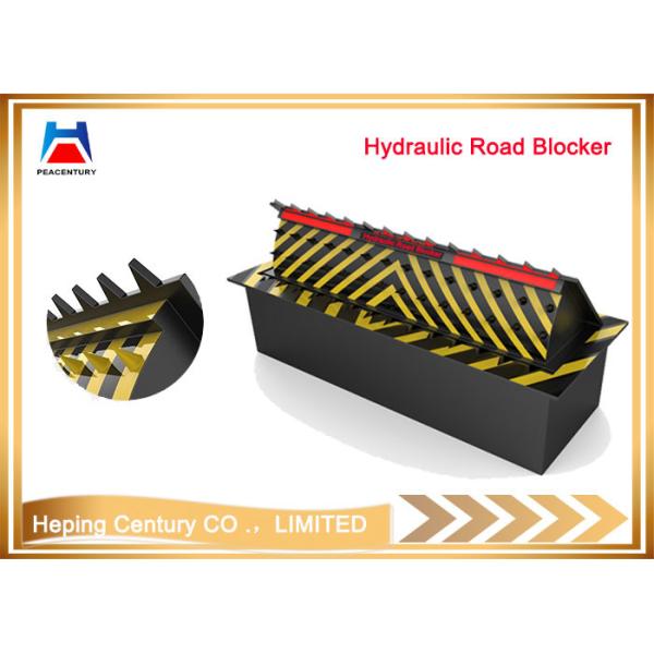 China Anti terrorist automatic hydraulic traffic road blocker with spike factory