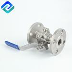 Fixed Manual API598 2 Ss Ball Valve Flanged 6 Inch Stainless Steel Ball Valve