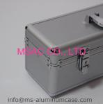 Silver Empty Aluminum Equipment Cases , Custom Aluminium Tool Case