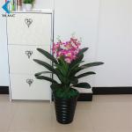 Corner Decoration Fake Orchid In Pot , Chinese Style Artificial Daffodil Flowers