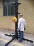 Heavy Duty 7m Lifts Tower Crank Stands With Strong Side Wheels Easy Moving