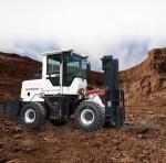 Articulated Ride-on Rough Terrain Fork Lift Trucks Mountain Forest Transport Off