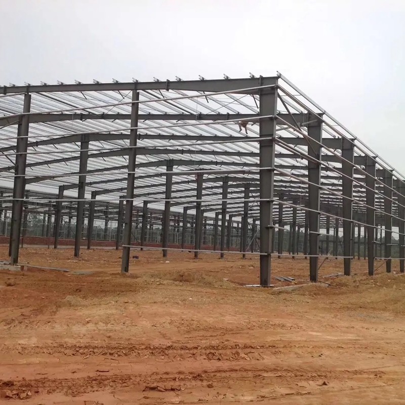 Painted 30x30 Prefabricated Steel Warehouse Customizable