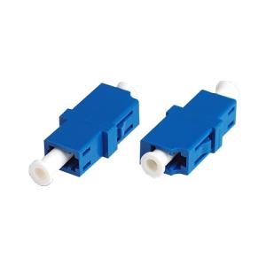 China Blue Simplex Plastic Flangeless Lc Fiber Optic Adapter factory