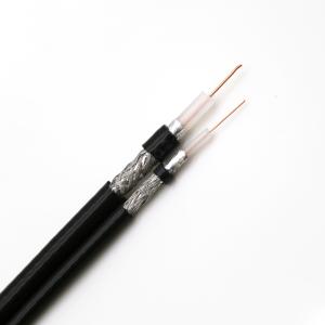 China Monitoring System Flexible 75ohm RG6 1.02mm Coaxial Power Cables factory