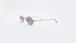 Fashion Men Women Retro Small Oval Sunglasses Titanium Frame Shades Unisex