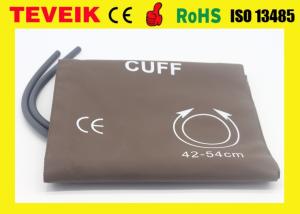 China Factory Price Reusable 33cm-43cm Large Adult PU Double Tube NIBP Blood Pressure Cuff For Patient Monitor, 34-43cm factory