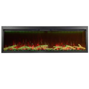 China 1240mm 48 Inch Built-In Electric Fireplace Mutil-Color Fire Home Decoration factory