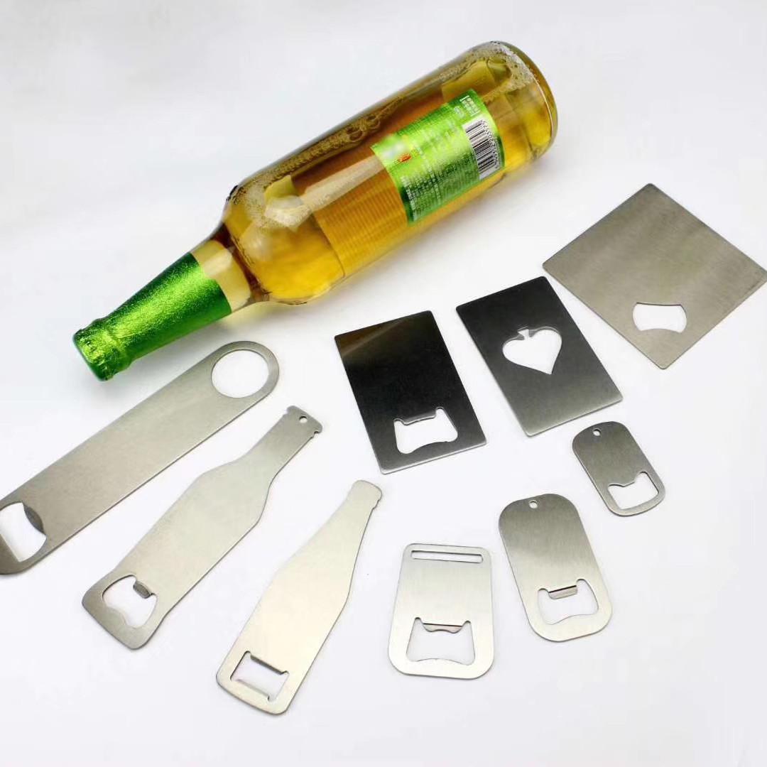 Sublimation Coated Stainless Steel Beer Bottle Openers Souvenirs With Your Logo