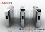 CE Approved Sliding Barrier Gate Turnstile Tempered Glass 30 Persons / Min