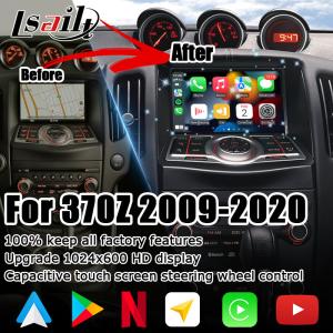 China Nissan 370z nondestructive HD screen Youtube wireless carplay android auto upgrade factory