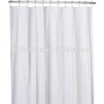 Three grade Mildew resistant PEVA + recycled PE Solid shower curtain liner