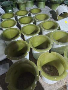 China Hand Layup Fiberglass Flange FRP Material For Industrial Applications factory