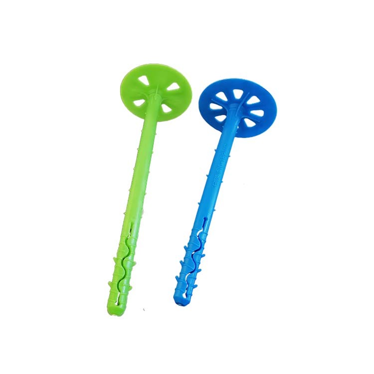 Small Red Hat Plastic Insulation Anchors For Construction Industry Anti Aging