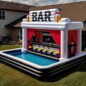 China Outdoor Inflatable Swimming Pool For Bar Water Toys Outdoor Swimming Pool Garden Pub Pvc Inflatable Water Pool factory