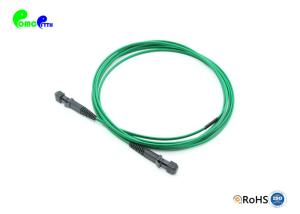 China OM1 5M 62.5 / 125μm 2.0mm Simplex MTRJ - MTRJ Fibre Optic Patch Cord With PVC Green Jacket factory