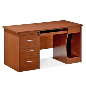 China Fashion Office Writing Desk / Red Cherry Solid Wood Office Table factory