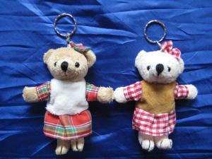 China mini stuffed plush toys keychain factory