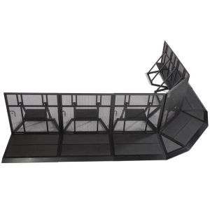 China Aluminum Crowd Control Barriers Fold Flat Easily Connection CE Certification on sale