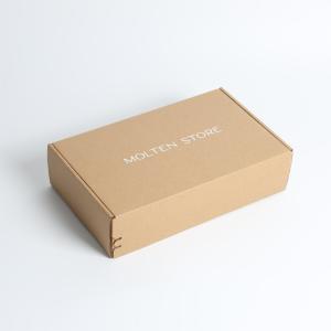 China Storage and Transportation White Ink Eco-Friendly Kraft Corrugated Zipper Paper Box factory