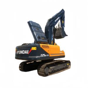 China Transport length 9.65 m HYUNDAI 225LC-9T used excavator 22 ton medium excavator in 2023 factory