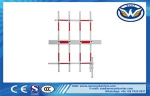 China Arm Three Fence Boom Barrier Gate Shopping Mall Community White Red Color Size Customized factory
