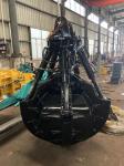 Manufacturer NM400 Excavator Rock Grapple, Q345B Grab Bucket for CAT Komatsu JCB