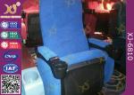 PU Cold Molded Foam Movie Theaters Seats For Music Hall Flame Retardant
