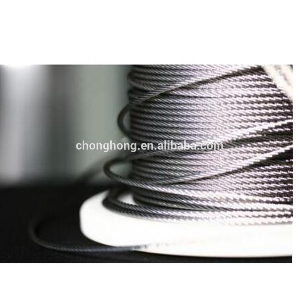 8mm 6X24 7FC T/S 1570Mpa Preformed Stainless Steel Wire Rope for Water and Wastewater Treatment 1000mtrs in Plywood Reel